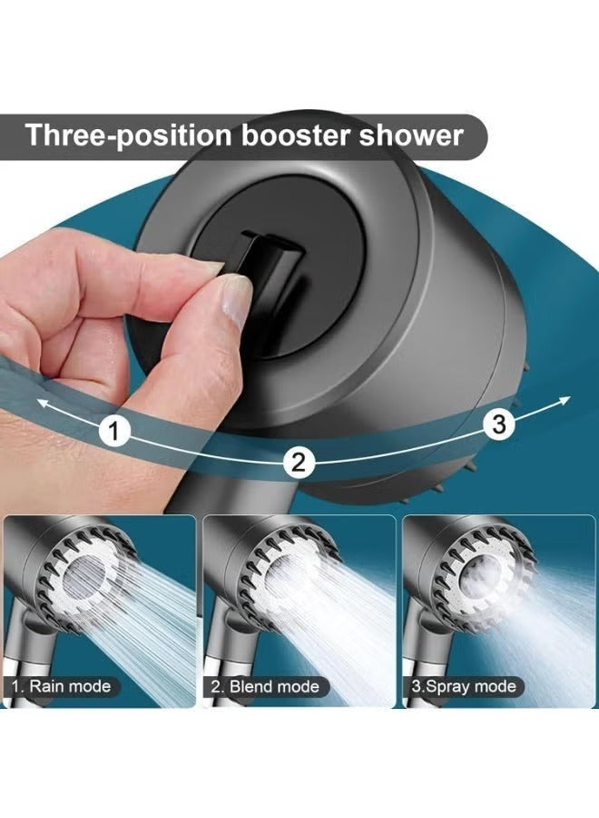 3-Mode Filtered Shower Head with High Pressure