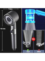 3-Mode Filtered Shower Head with High Pressure